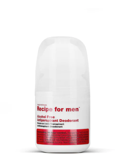 Recipe for men Alcohol Free Antiperspirant Deo Roll-On (60 ml)