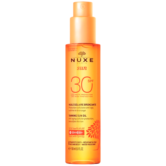 Nuxe Sun Tanning Oil Face & Body SPF30 (150 ml)