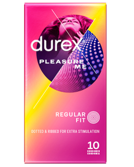 Durex Pleasure Me Kondomer Regular Fit (10 stk)