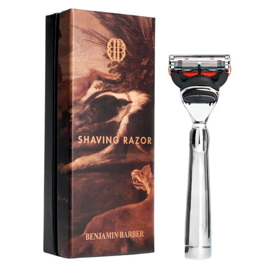 Benjamin Barber Classic Shaving Razor Fusion Chrome (1 stk)