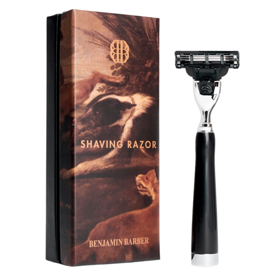 Benjamin Barber Classic Shaving Razor Mach3 Ebony (1 stk)