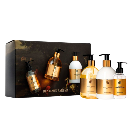 Benjamin Barber Gift Set Oud Hand Trio (2 x 300 ml + 150 ml)