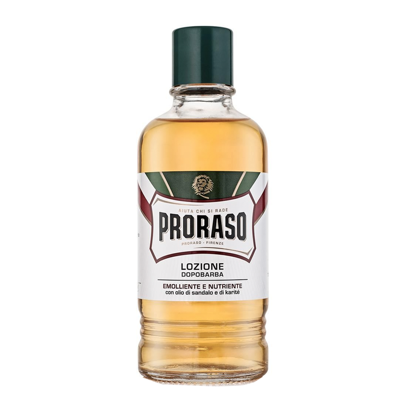 Proraso Aftershave Splash - Nourishing, Sandeltræsolie og Sheasmør (400 ml)